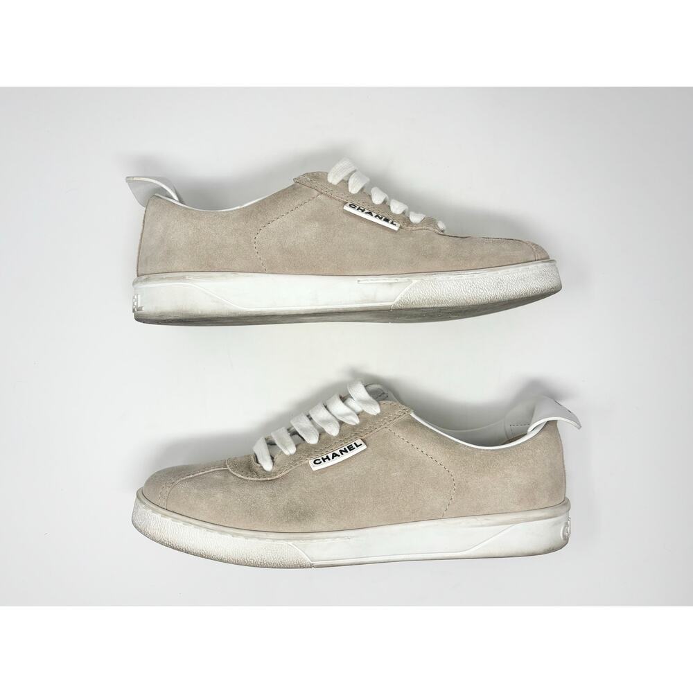 Chanel Weekender Interlocking CC Sneakers Shoes EU37.5 - Picture 4 of 9